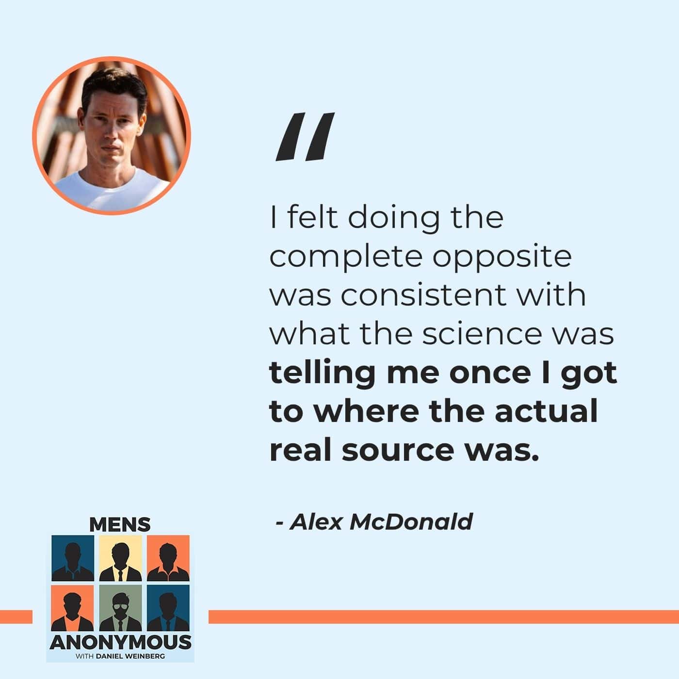 Mens Anonymous | Alex McDonald | Fasting 