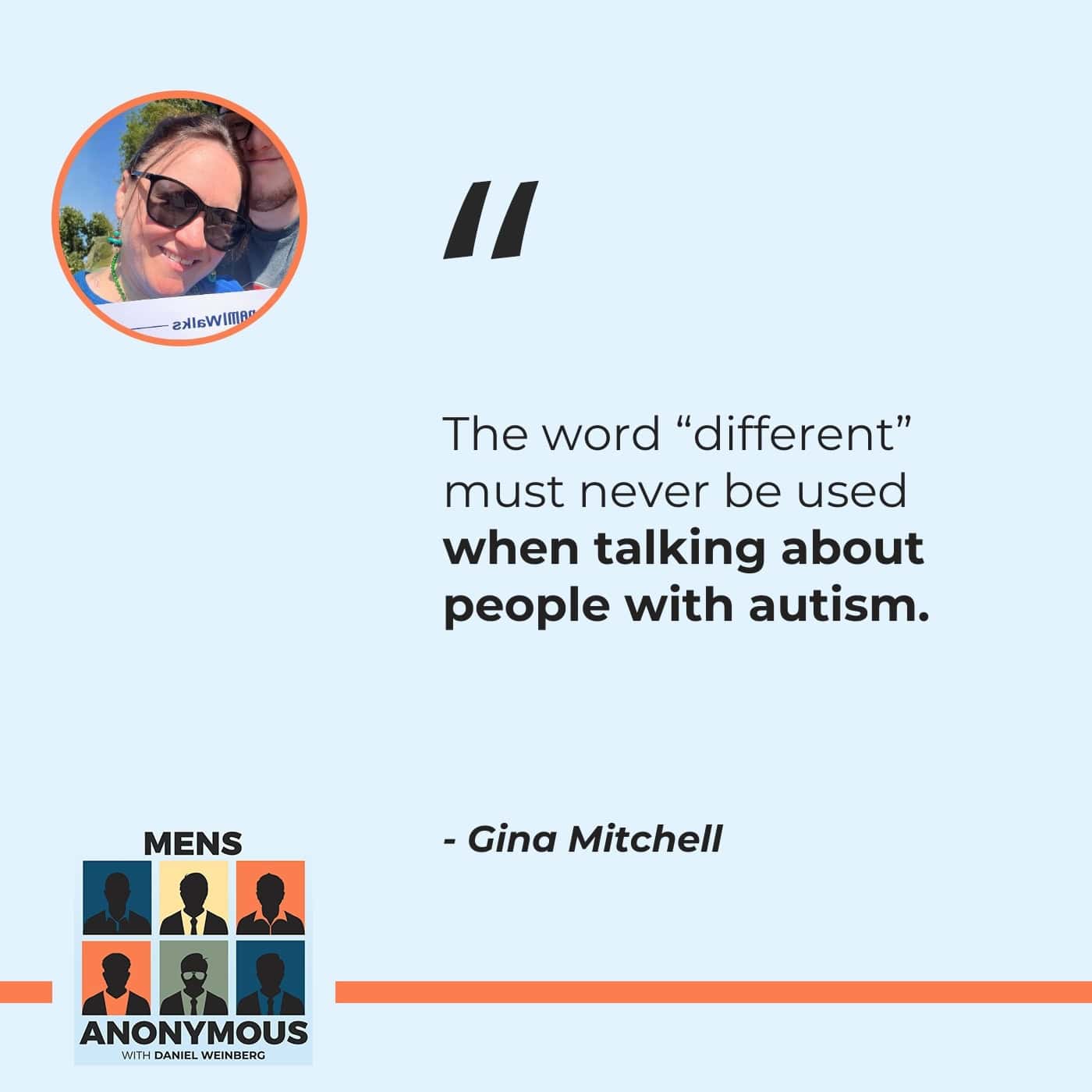 Mens Anonymous | Sam And Gina Mitchell | Autism